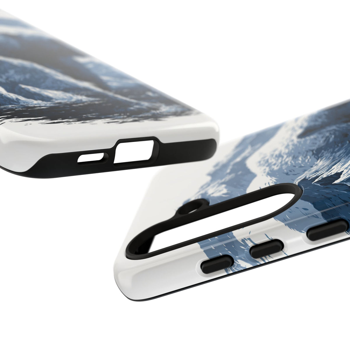 Fjord Summit Bear · Tough Phone Case for Samsung · Blue