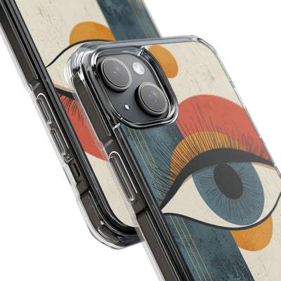 Distressed Azure Ocular · Impact Phone Case for iPhone · Magsafe