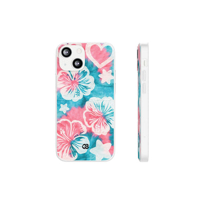 Tropical Hibiscus Bloom · Lite Phone Case for iPhone ·  Teal