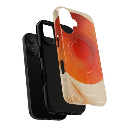 Sunburst Swirl iPhone 16 Case - Tough+