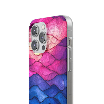 Electric Ridge Flow · Soft Coque de téléphone pour iPhone