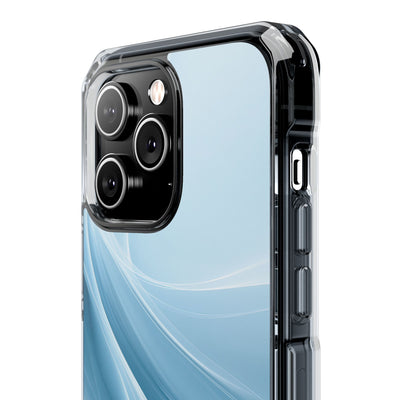 Blue Impact MagSafe Phone Case for iPhone - Arctic Silk Drift