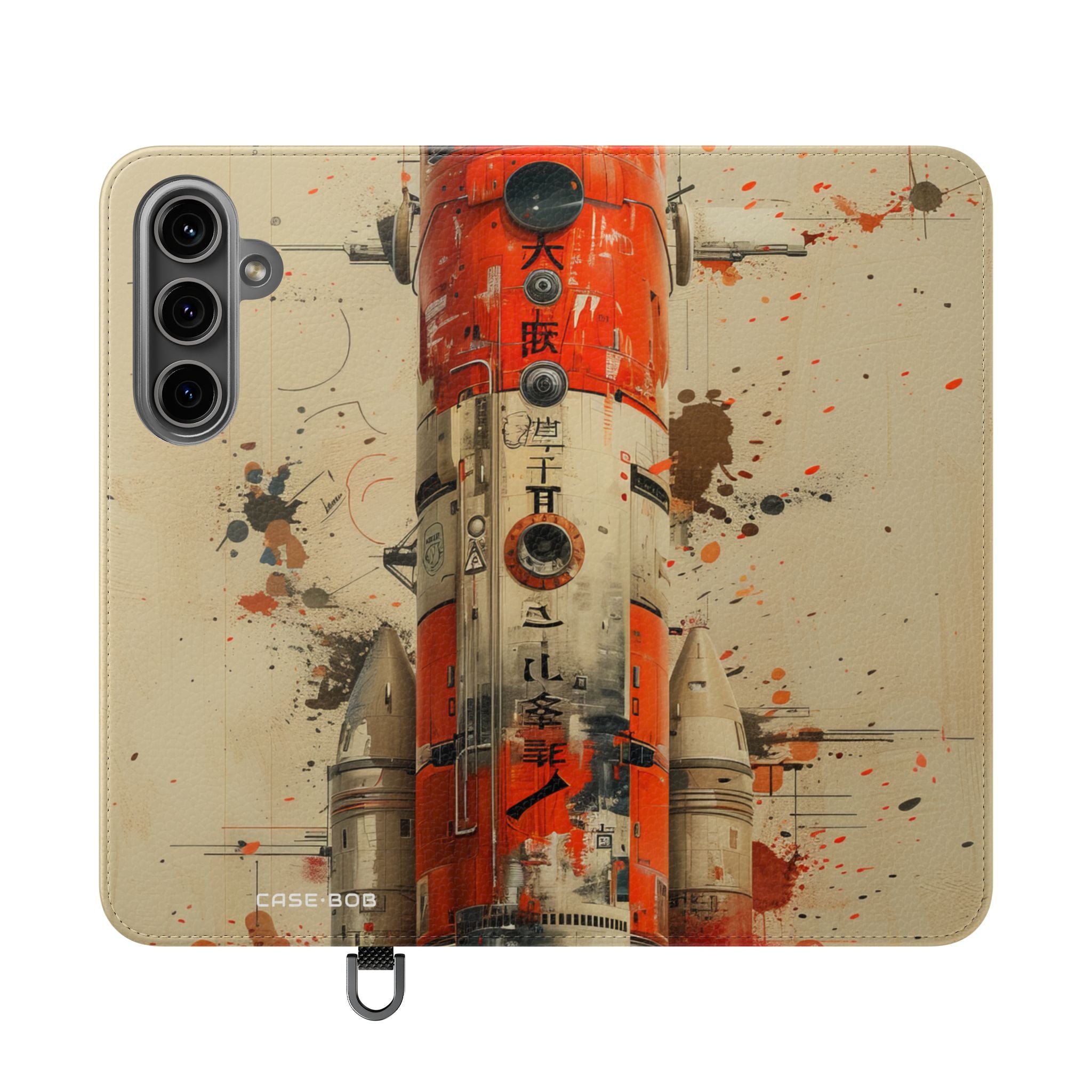 Crimson Rocket - Samsung S24 Plus Case - Portemonnee