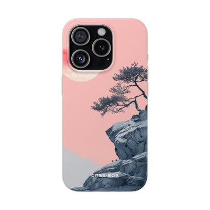 Crimson Moon Tree iPhone 15 Pro Case - Soft