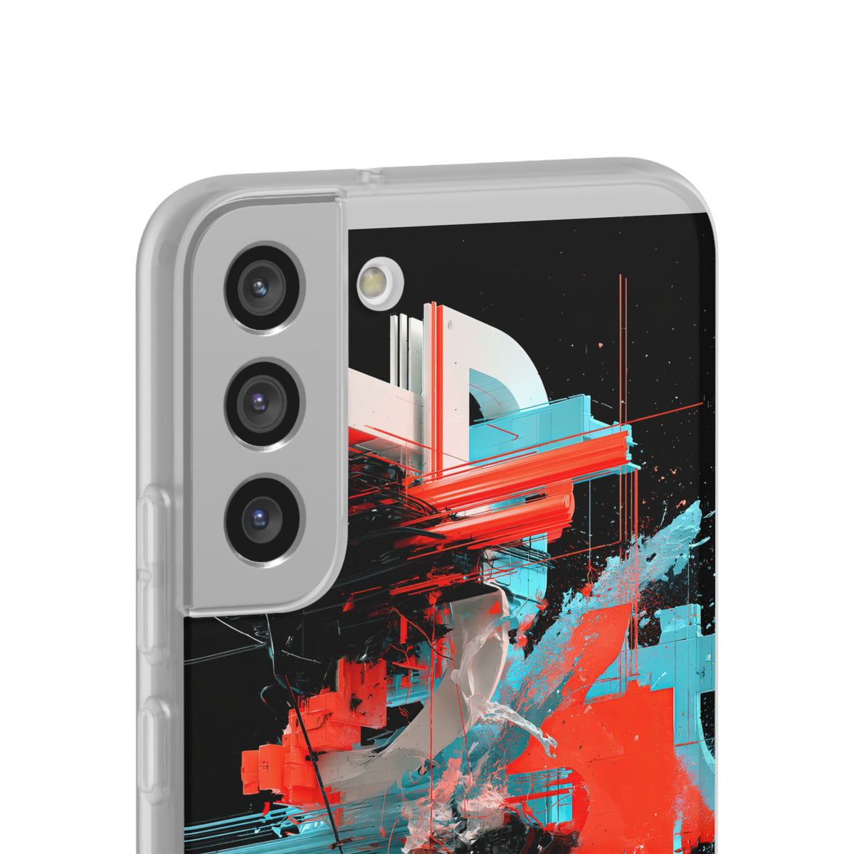 Fragmented Cyber Core · Lite Phone Case for Samsung · Black