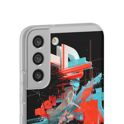 Fragmented Cyber Core · Lite Phone Case for Samsung · Black