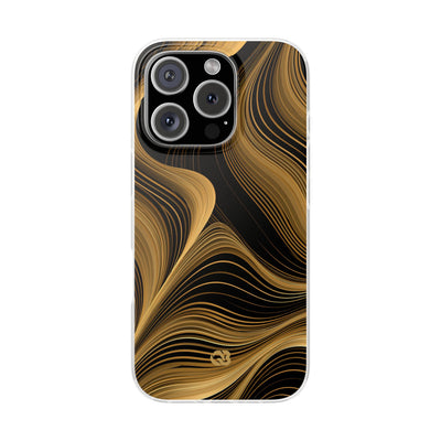 Gold Lite Phone Case for iPhone - Molten Copper Strands