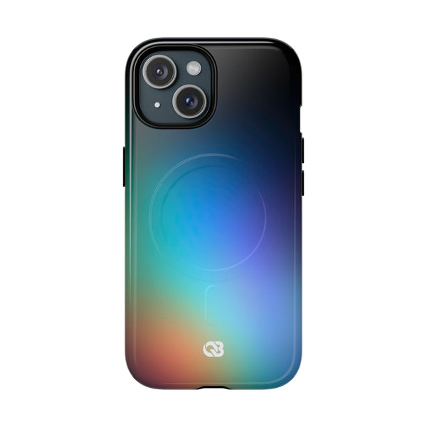 Prismatic Flare · Tough 2.0 Magnetic Phone Case for iPhone · Blue
