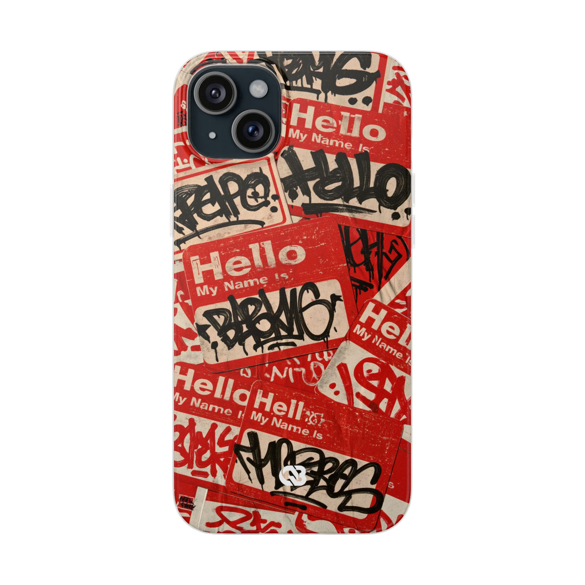 Slap Tag Collage · Lite Phone Case for iPhone ·  Red