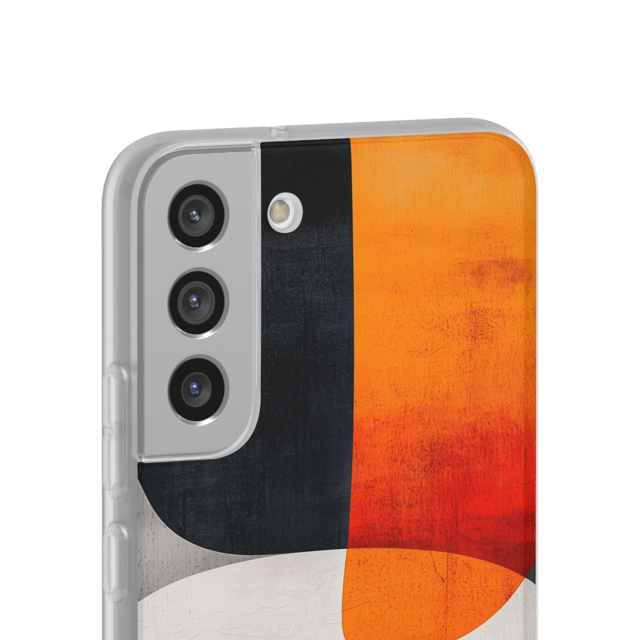 Burnt Amber Flow · Soft Phone Case for Samsung
