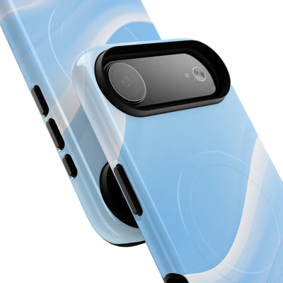 Blue Tough 2.0 Magsafe Phone Case for iPhone - Glacial Blue Silk