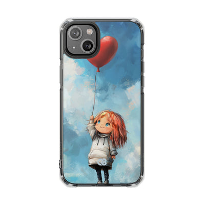 Crimson Heart Sky · Impact Phone Case for iPhone · Magsafe