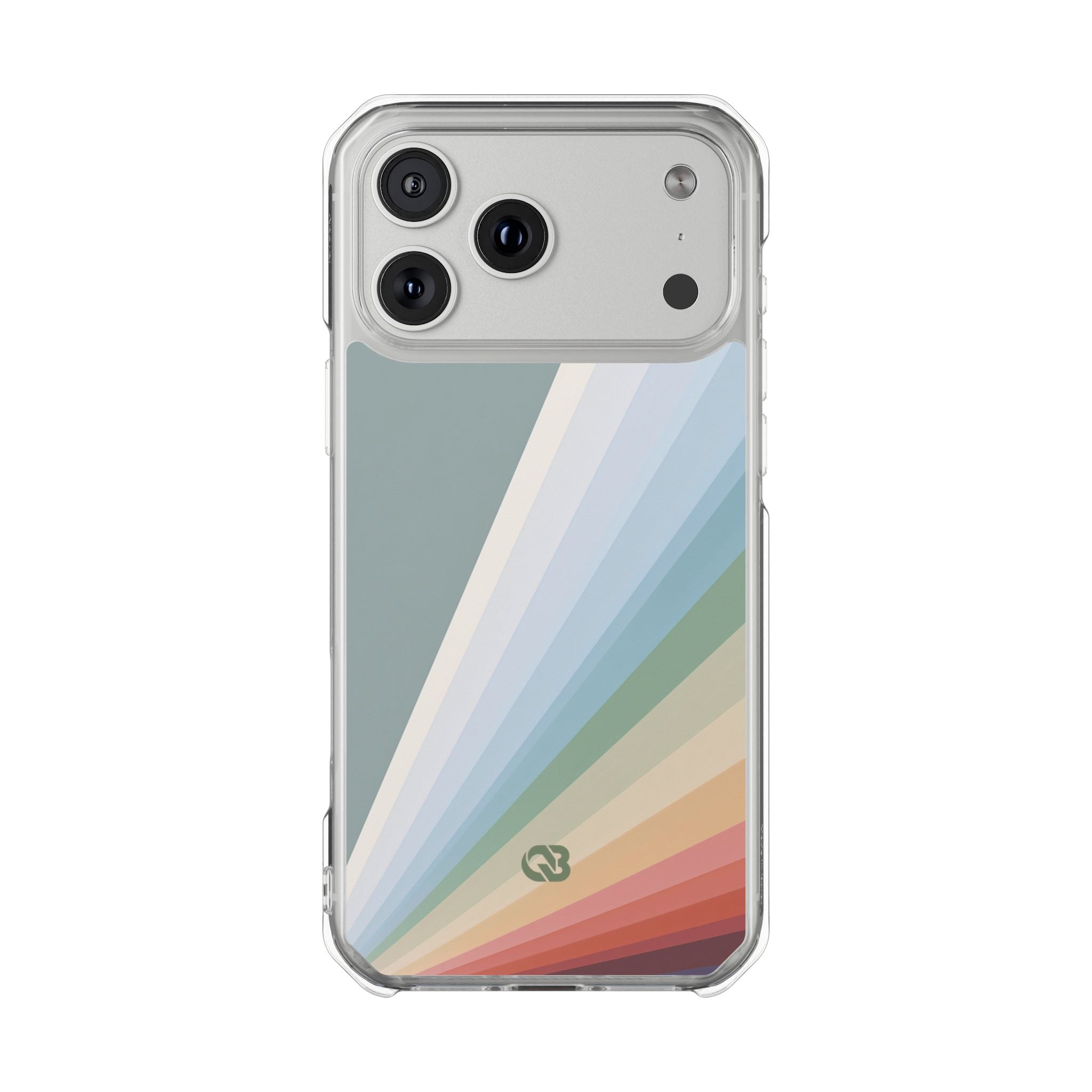 Green Impact MagSafe Phone Case for iPhone - Sage Prism Beam