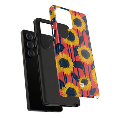 Solar Navy Bloom · Tough Phone Case for Samsung