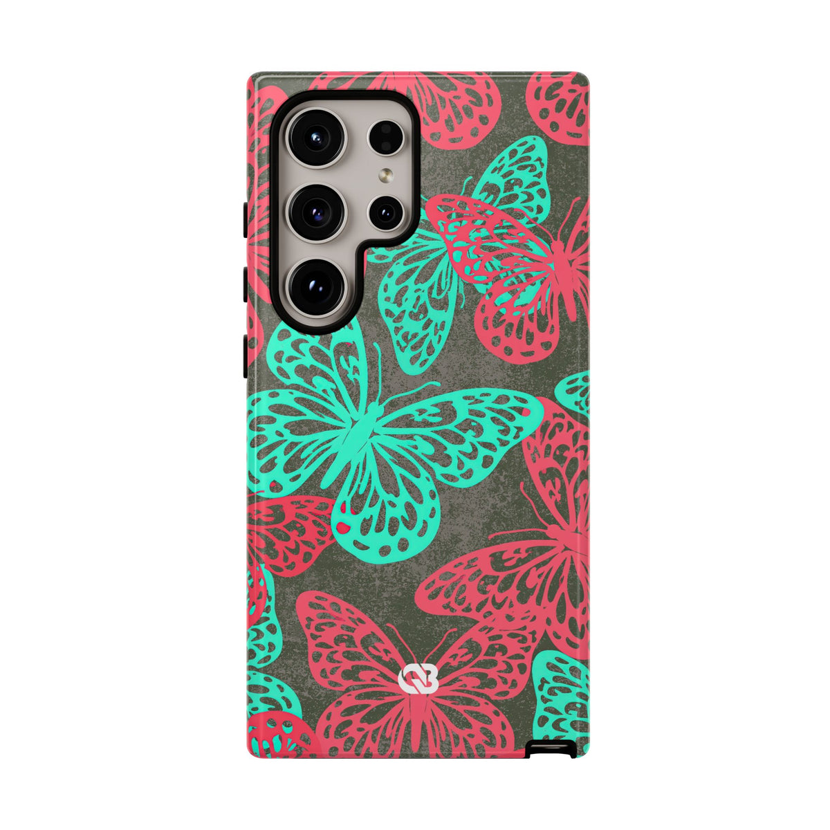 Electric Papillon · Tough Phone Case for Samsung · Pink