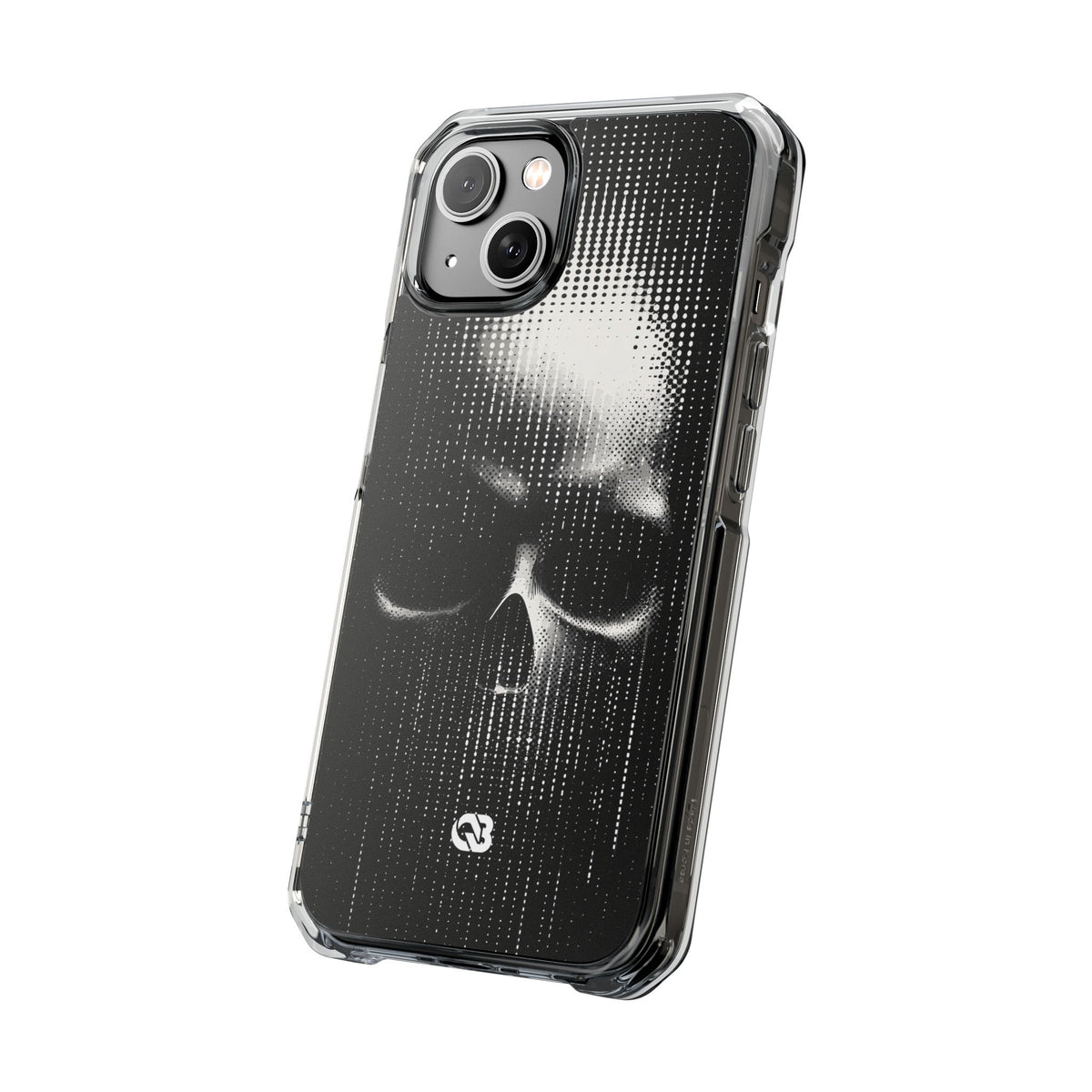 Raster Phantom · Clear Impact Magnetic Phone Case for iPhone ·  Black