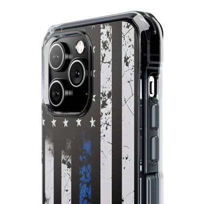 Blue Stripe Flag iPhone 14 Pro Max Case - Impact