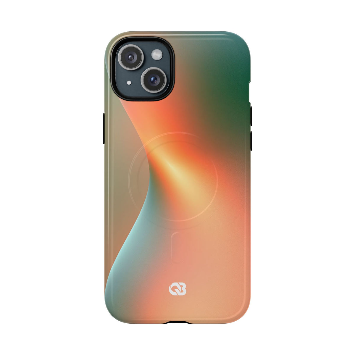 Radiant Contour · Tough 2.0 Magnetic Phone Case for iPhone · Orange