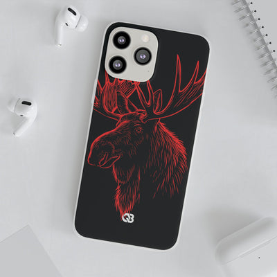 Nordic Elk · Lite Phone Case for iPhone ·  Black
