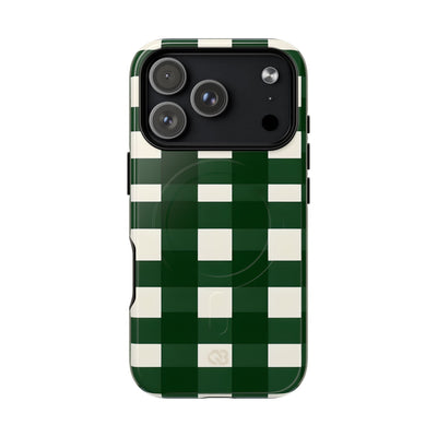 Hunter Green Plaid · Tough+ Phone Case for iPhone · Magsafe