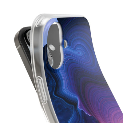 Radiant Strata · Lite Phone Case for iPhone ·  Blue