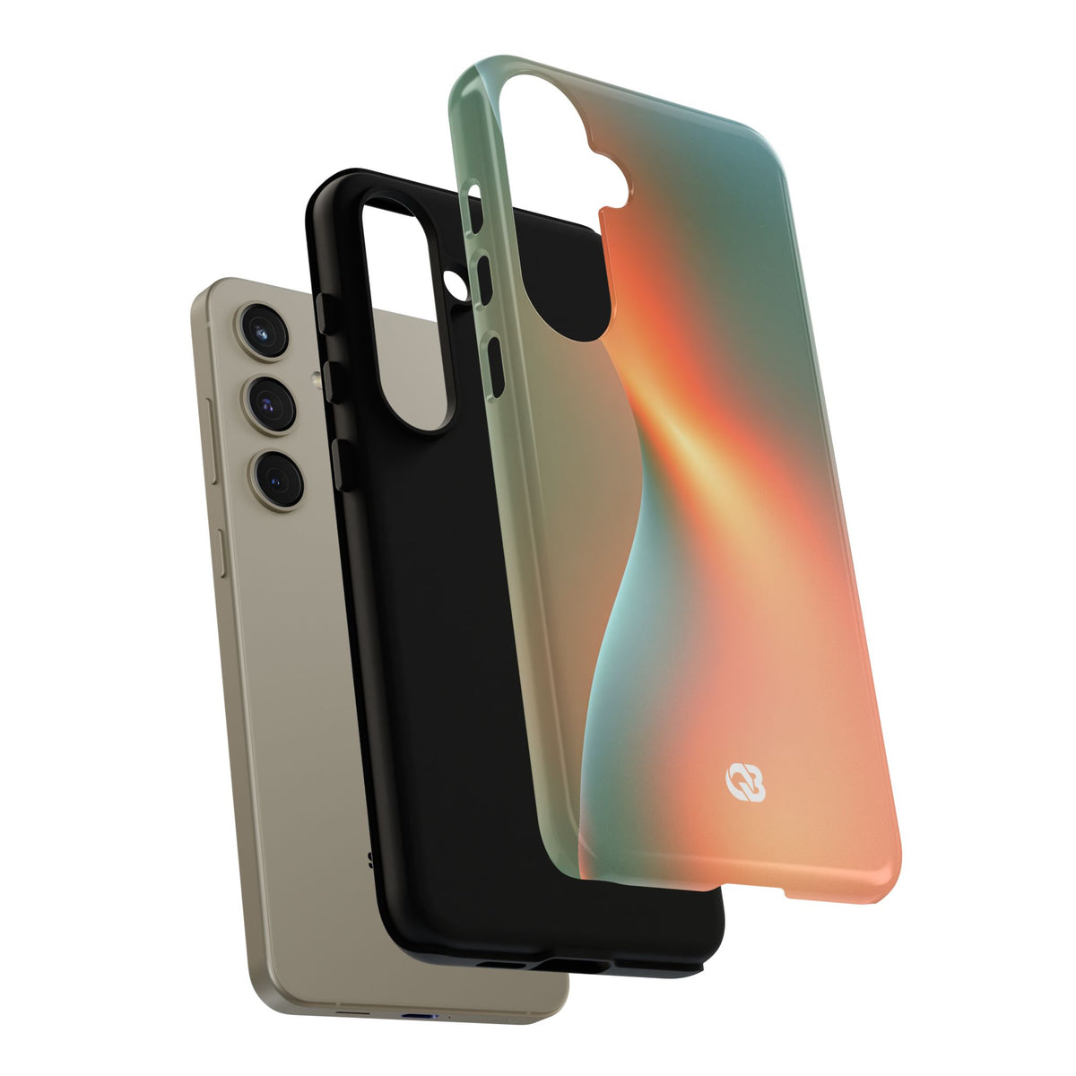 Radiant Contour · Tough Phone Case for Samsung · Orange