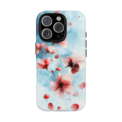 Pink Bloom iPhone 16 Pro Case - Tough