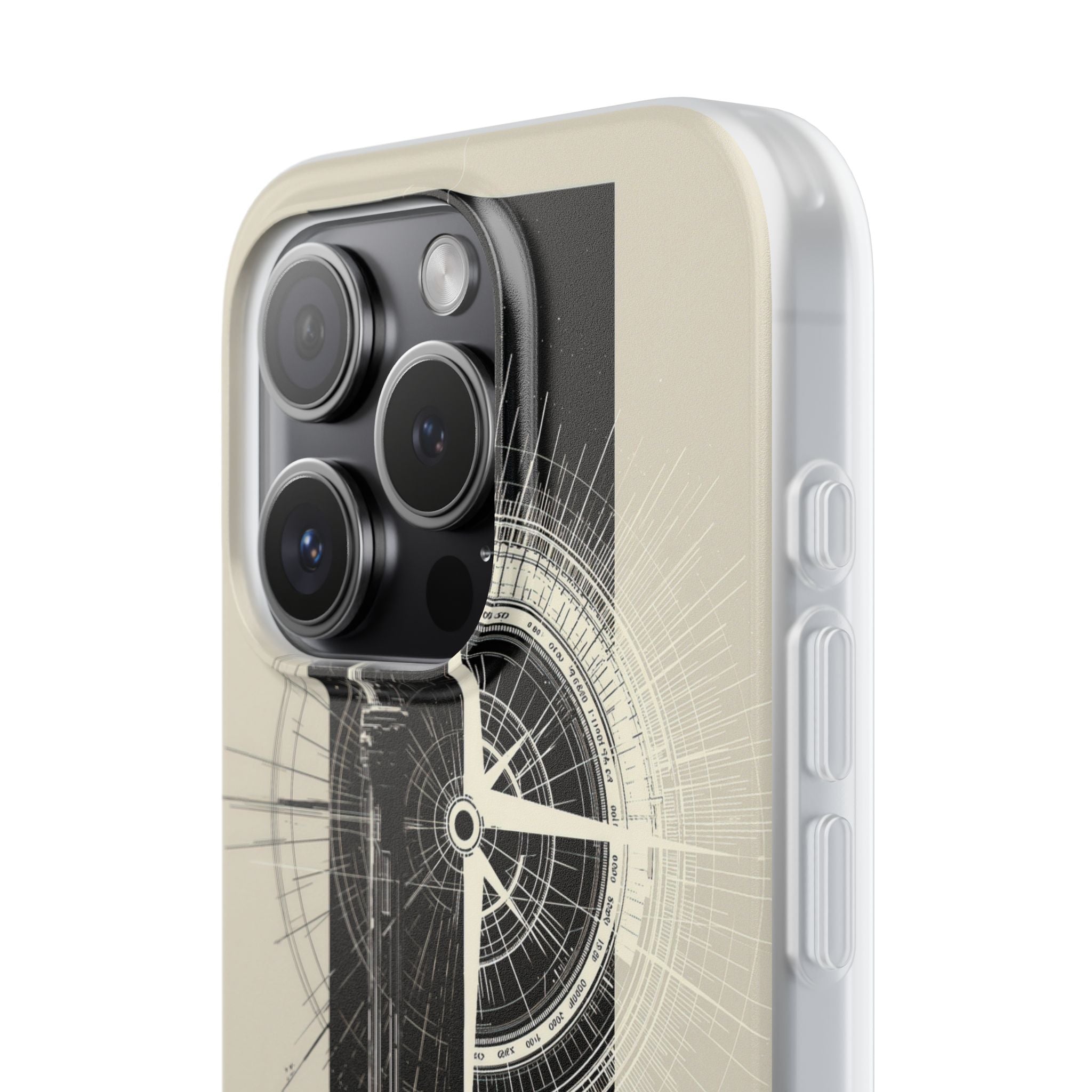 Beige Lite Phone Case for iPhone - Zenith Vector Spire
