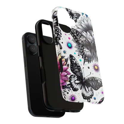 Butterfly Bloom iPhone 16 Case - Tough