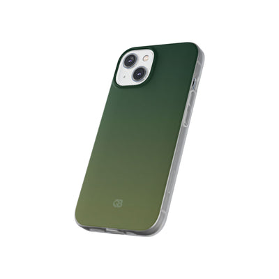 Green Lite Phone Case for iPhone - Shadow Moss Grain
