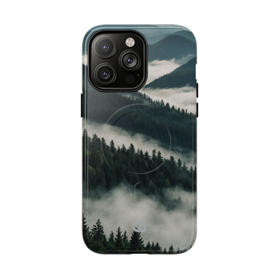Misty Pine Peaks · Tough+ Phone Case for iPhone · Magsafe