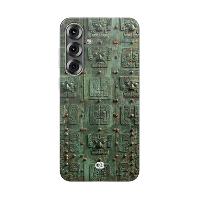 Dynastic Bronze Relief · Lite Phone Case for Samsung · Green