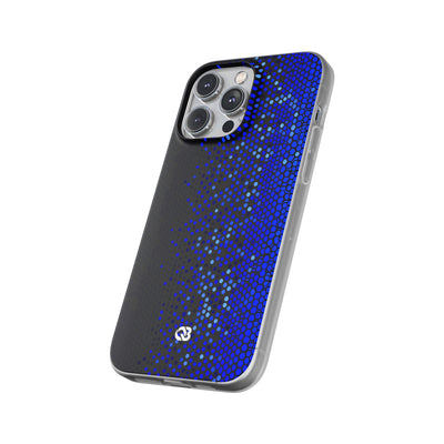 Cobalt Hex Dispersion · Lite Phone Case for iPhone ·  Blue