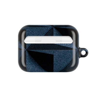 Faceted Slate · Hard Case for AirPods & AirPods Pro · Blue