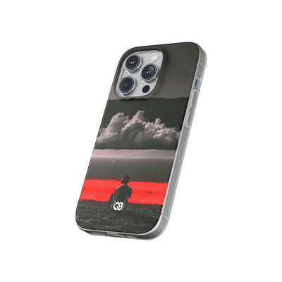 Crimson Horizon · Lite Phone Case for iPhone ·  Black