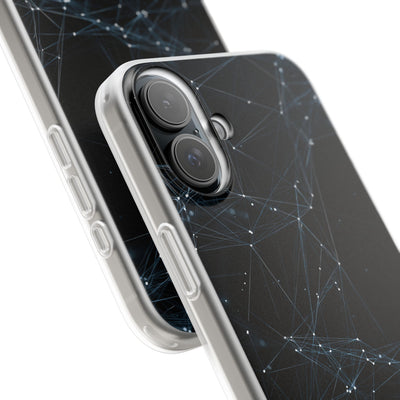 Black Lite Phone Case for iPhone - Arctic Neural Mesh