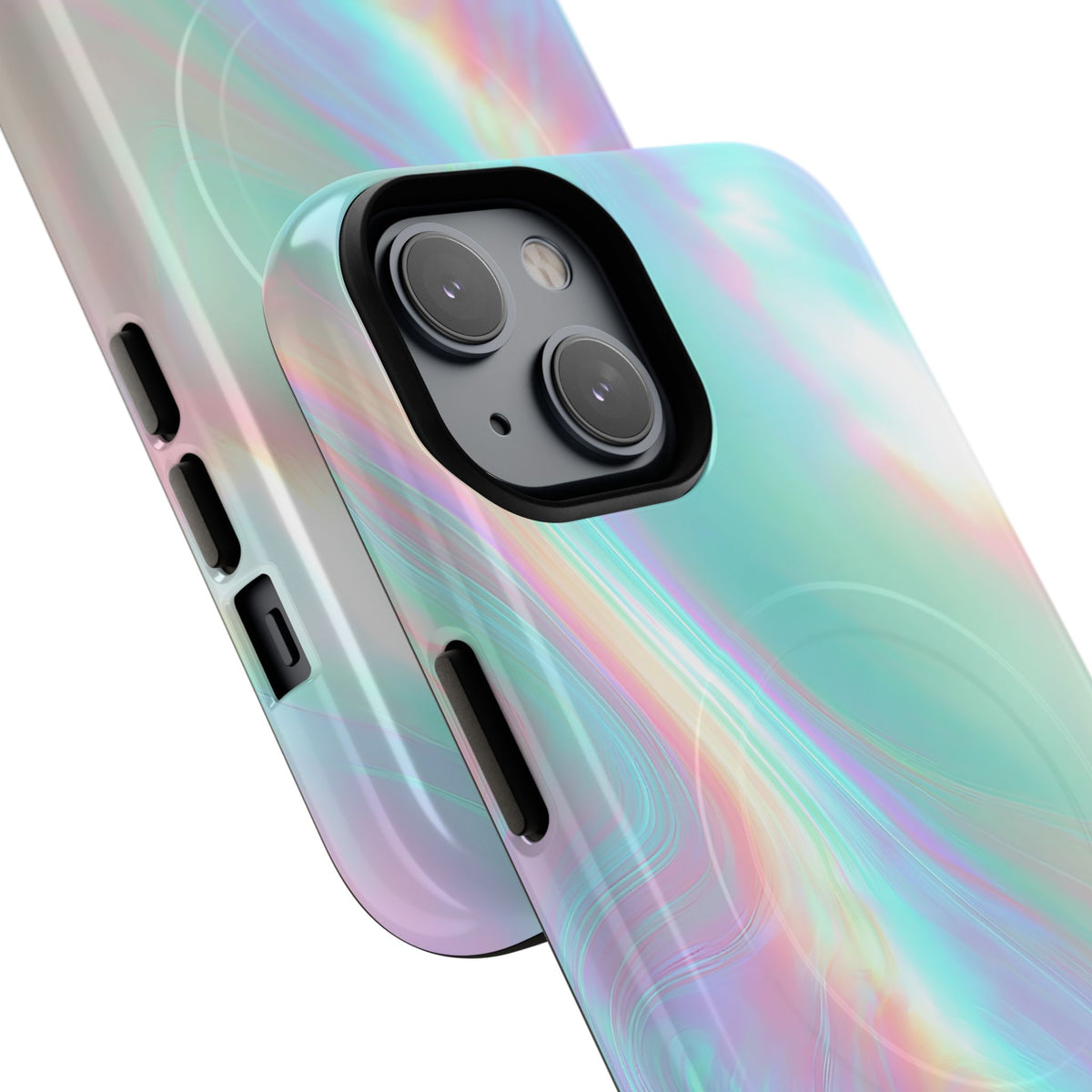 Prismatic Liquid Light · Tough 2.0 Magnetic Phone Case for iPhone · Teal