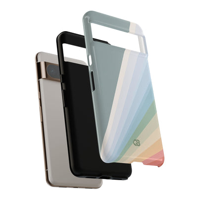 Green Tough Phone Case for Google Pixel - Sage Prism Beam