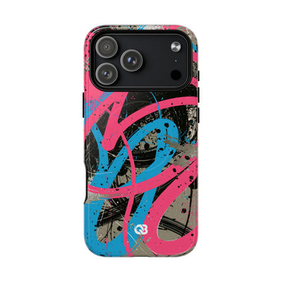 Cyber Splatter Flow · Tough 2.0 Magnetic Phone Case for iPhone · Pink