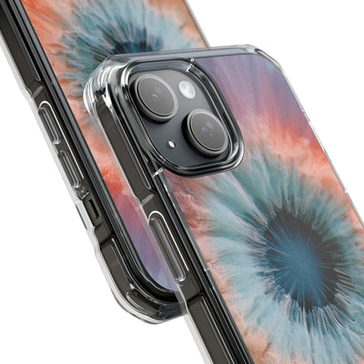 Radiant Aura Core · Clear Impact Magnetic Phone Case for iPhone · Orange