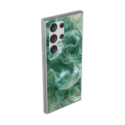 Translucent Aqua Flow · Lite Phone Case for Samsung · Teal