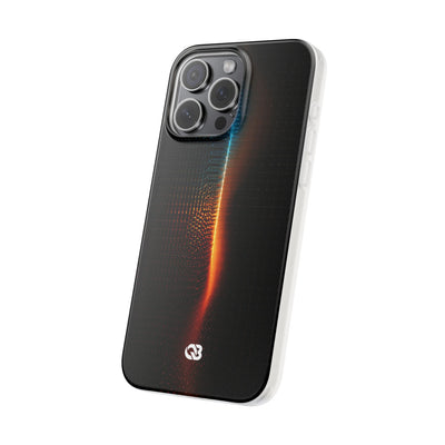 Luminous Refraction Grid · Lite Phone Case for iPhone ·  Black
