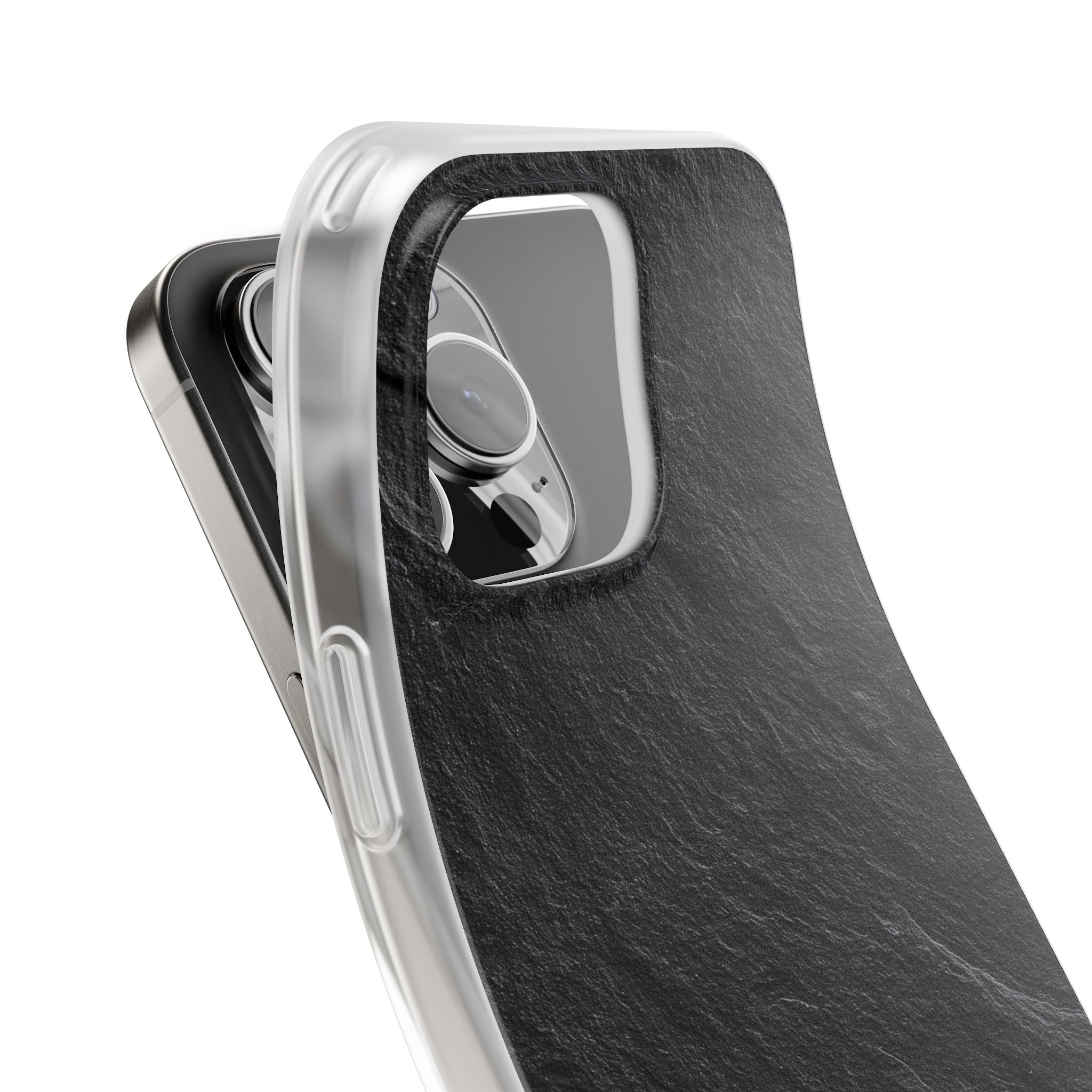 Black Lite Phone Case for iPhone - Raw Obsidian Slate