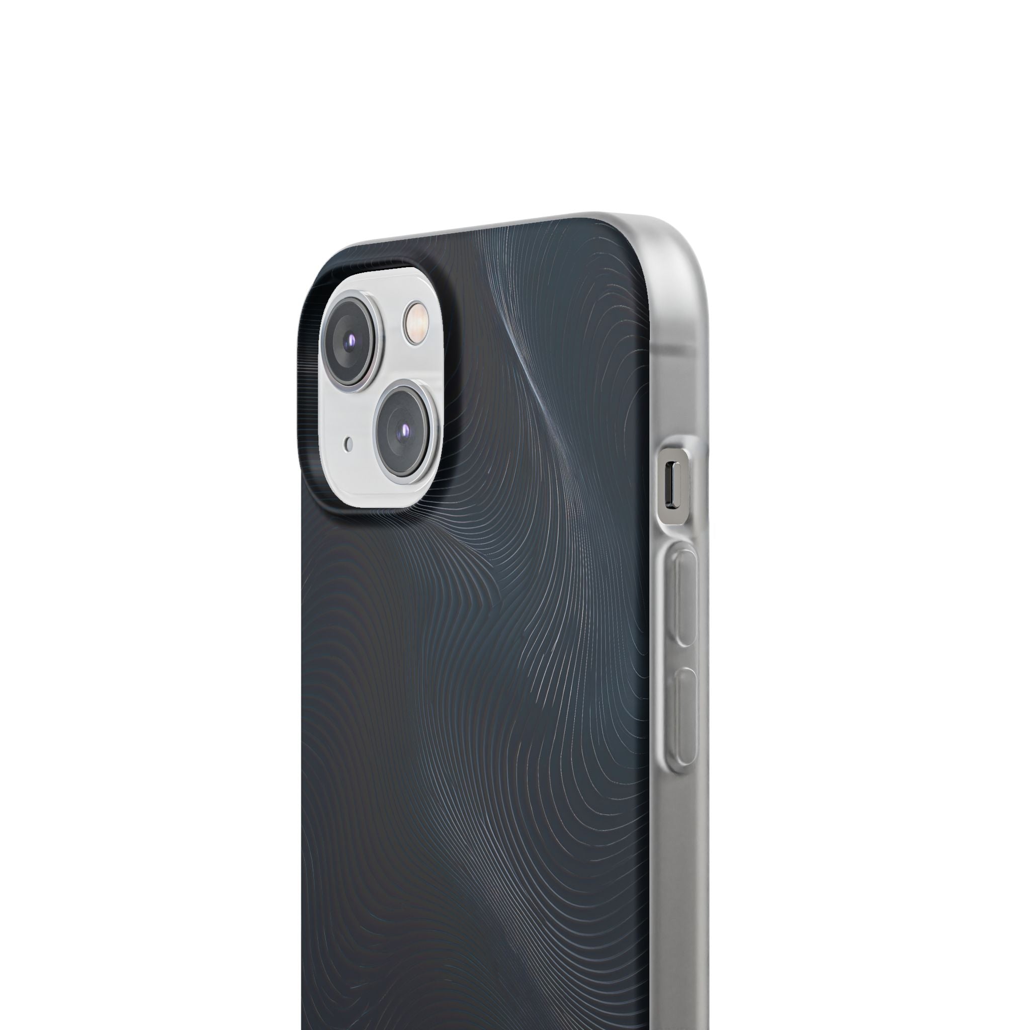 Black Lite Phone Case for iPhone - Obsidian Ridge Flux