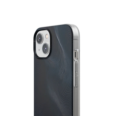 Black Lite Phone Case for iPhone - Obsidian Ridge Flux