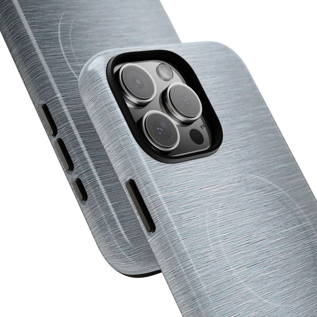 Brushed Aluminum · Tough 2.0 Magnetic Phone Case for iPhone · Silver