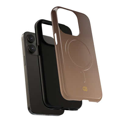 Brown Tough 2.0 Magsafe Phone Case for iPhone - Smoked Caramel Fade