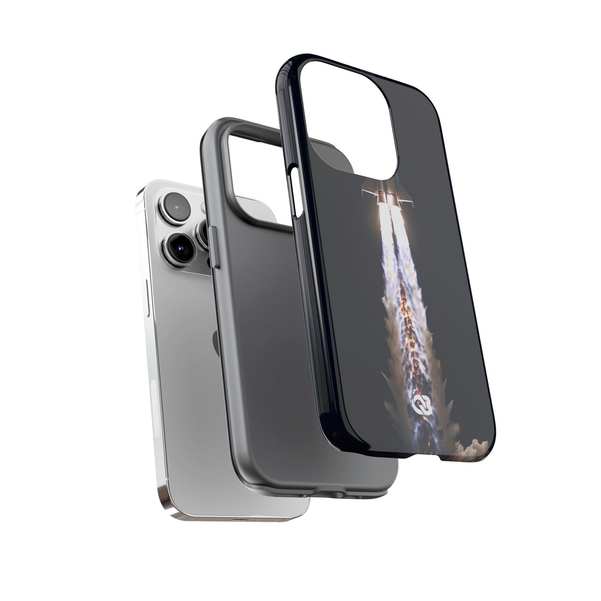 Obsidian Rocket Ascent · Tough Phone Case for iPhone