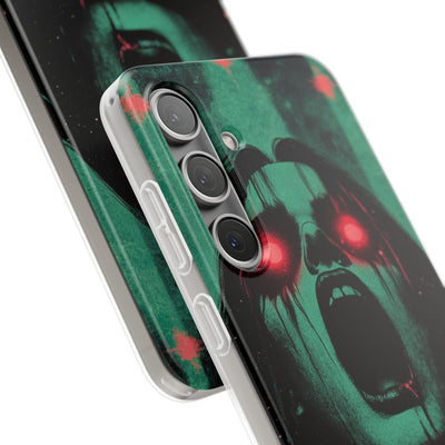 Crimson Emerald Scream · Soft Phone Case for Samsung