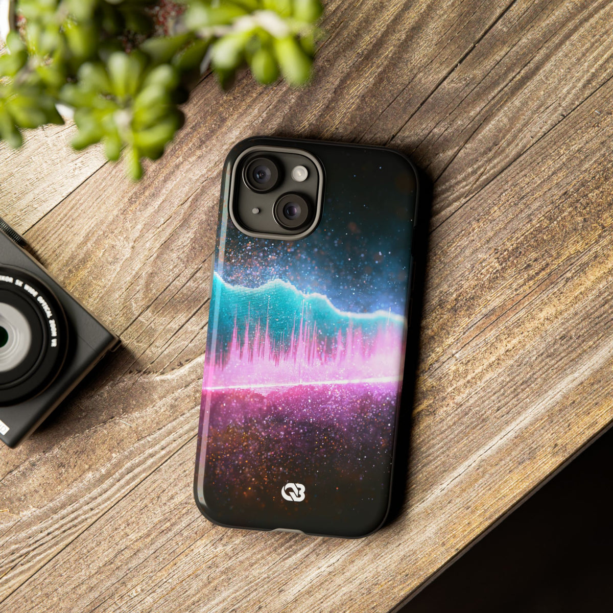 Digital Frequency · Tough Phone Case for iPhone · Pink